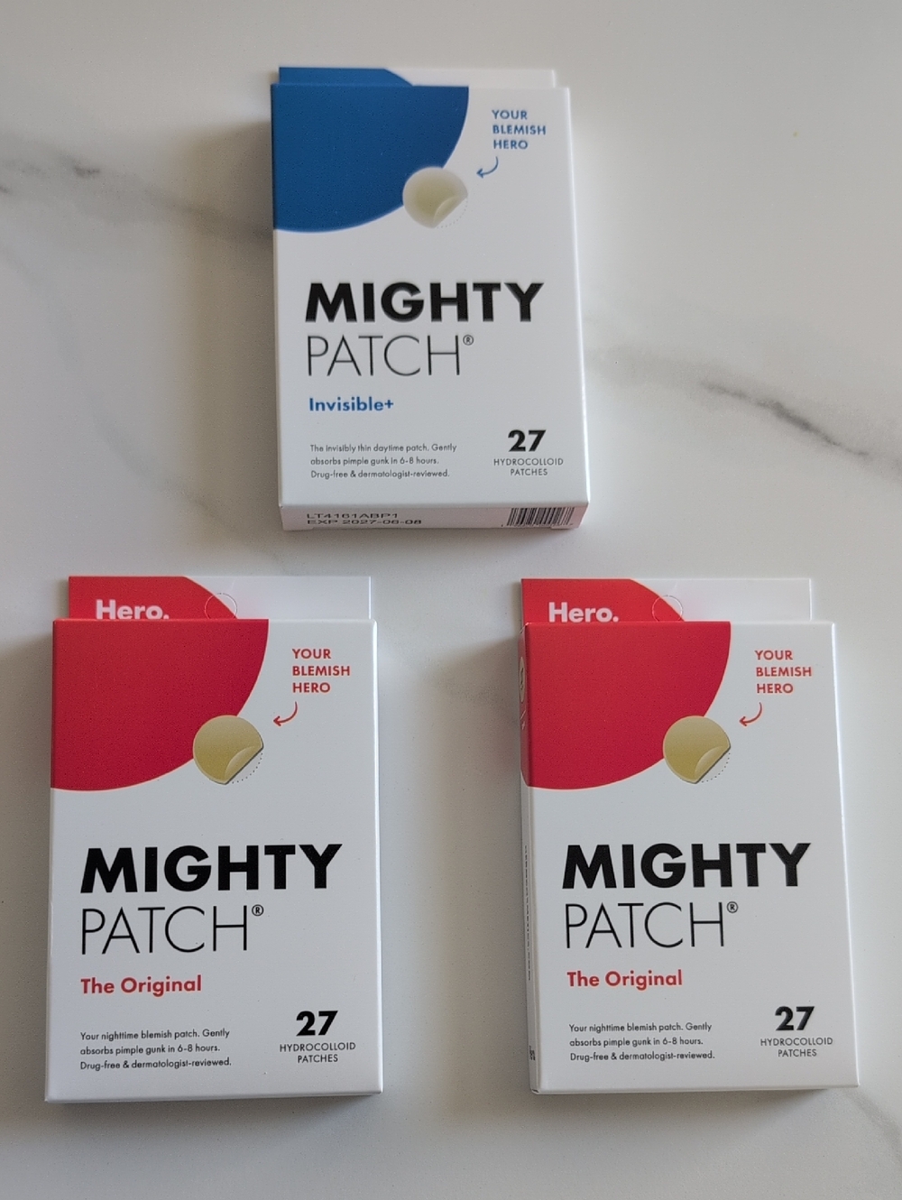Hero Mighty Patch Acne Hydrocolloid Patches - 3 Box(27 each) - Picture 1 of 3